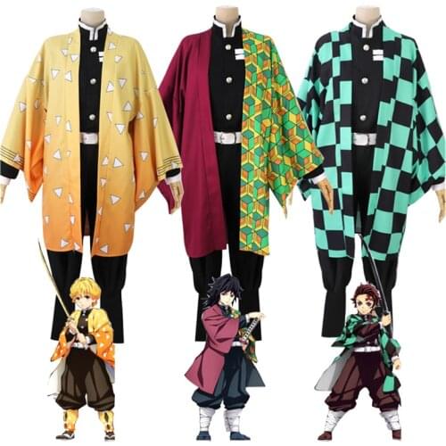 Devils Blade Tanjirou Nezuko Japan Manga Anime Cos Props Demon Slayer Kimetsu No Yaiba Uniform Clothing Cloak Cosplay Costumes