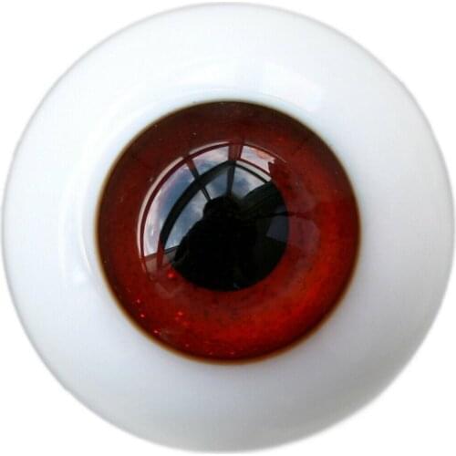 [wamami] 6mm 8mm 10mm 12mm 14mm 16mm 18mm 20mm 22mm 24mm Red Glass Eyes Eyeball BJD Doll Dollfie Reborn Making Crafts