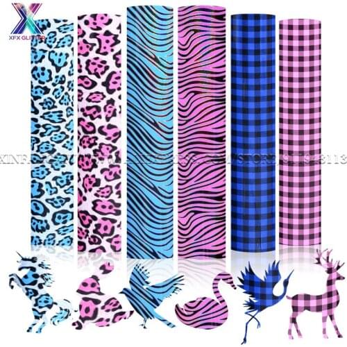 XFX HTV Cricut 30 Sheet 25x30.5cm Christmas Plaid Laser Heat Transfer Vinyl Bundle Cricut Vinyl Roll Tshirt Iron on HTV Stickers