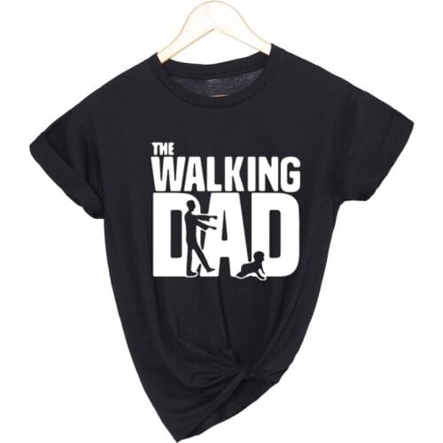 The Walking Printing Women Summer Loose Tees Casual Plus Size Thin Style Kids Tops Girls Oversize O-Neck Short Sleeves T-Shirt