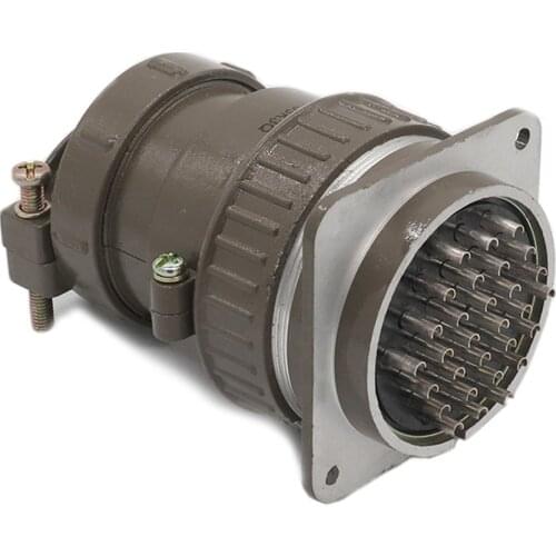 ZHQCN Heavy Industry Large Machinery Equipment 5A 30 Pin Female Plug Male Socket Waterproof Connector M55 IP67 Aviation Adapter