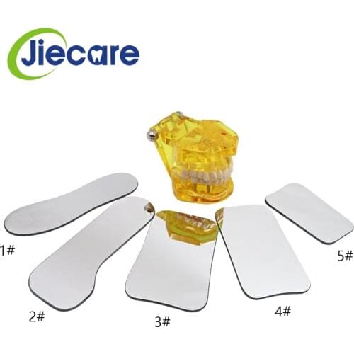 1 PC Dental Orthodontic Intraoral Photographic Reflector Mirror Double Side Rhodium Occlusal Glass Mirrors For Dental Clinic