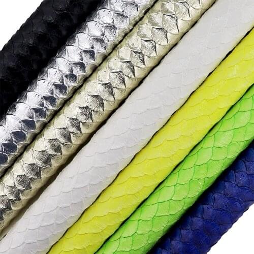 30x134cm Roll Big Scales Embossed Synthetic Faux Leather For DIY Sewing Shoes Handbags Bows BH408