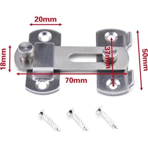 70*50/100*70 mm Hasp Latch METAL Hasp Latch Lock Sliding Door Lock For Window Cabinet Fitting Sliding Door Buckle