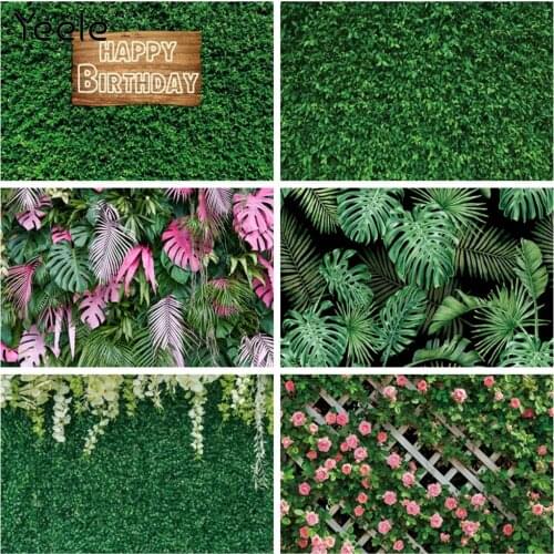 Summer Tropical Jungle Forest Green Leaves Baby Birthday Party Backdrop Photography Background For Photo Studio Photophone Shoot
