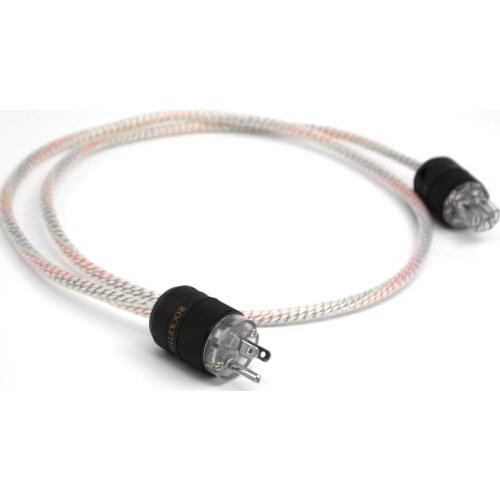 Valhalla Series 7n Copper + silver Power Cord cable for HiFi Audio Amplifier CD Player