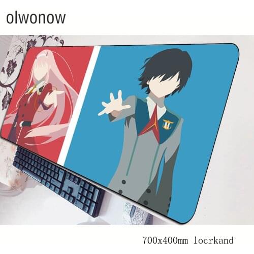 Darling in the franxx mousepad 700x400x3mm gaming mouse pad big mat Adorable computer desk padmouse keyboard cool new play mats