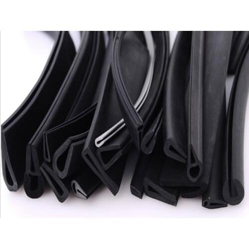 1meter U Channel Rubber Edge Moulding Trim Weather Strip Car Door Protector Edge Guard Rubber Sealing