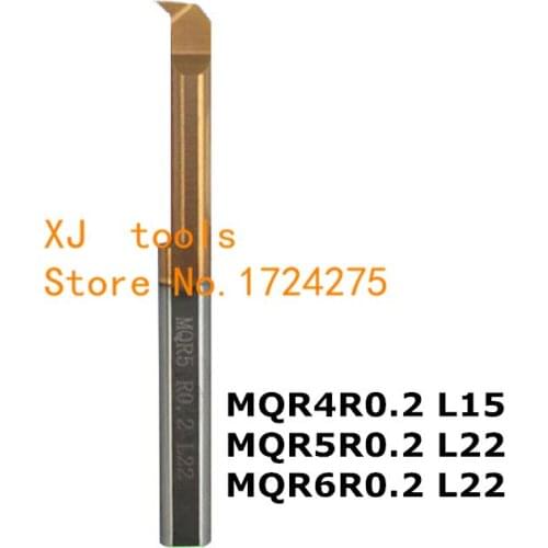 MQR4R0.2 L15/MQR5R0.2 L22/MQR6R0.2 L22, profiling and boring solid carbide tools small bores
