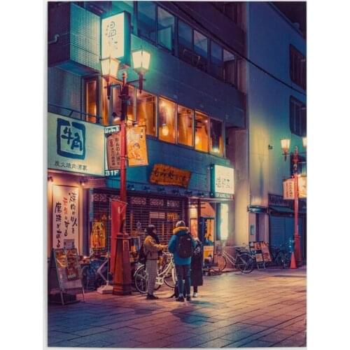 Canvas Prints Painting Wall Art Break Through Tokyo Poster Modern For Living Room Home Building Decor Modular Pictures No Frame