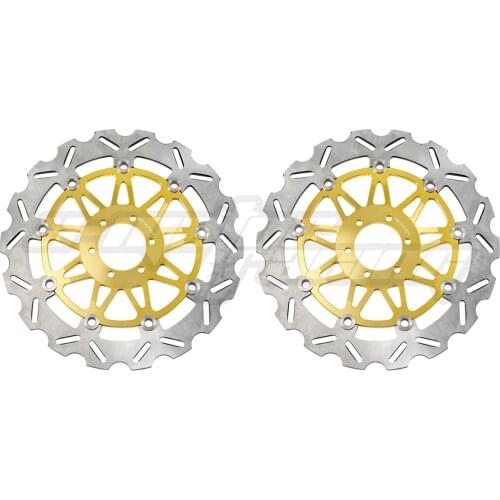 Motorcycle Front Floating Brake Discs Rotors For DUCATI Supersport 400 1993-1997 600 1991-1997 Multistrada Dark 620 2006