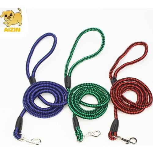 Strong Dog Nylon Leashes Comfortable For Small Medium Cat Chihuahua Colorful Design Running Collar Leads Pet Products Supplier
