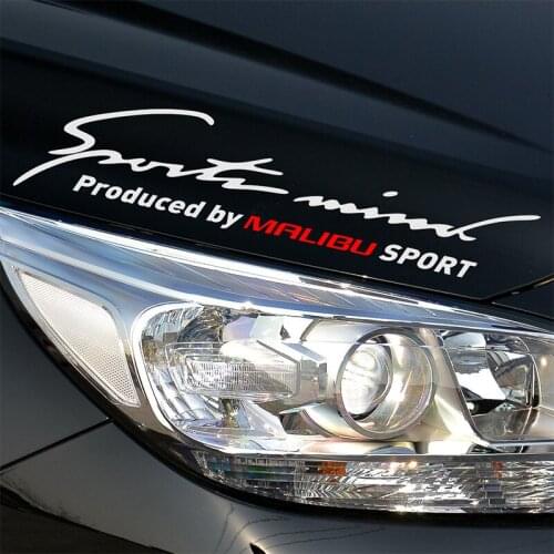 Customization Sport Car Covers Stickers Decal Car Styling On Car Lamp Eyebrow For chevy chevrolet malibu xl car accessories