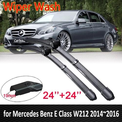 For Mercedes Benz E Class W212 2014~2016 2015 E250 E300 E350 E400 E550 E63 Windshield Wipers Car Accessories Car Wiper Blade