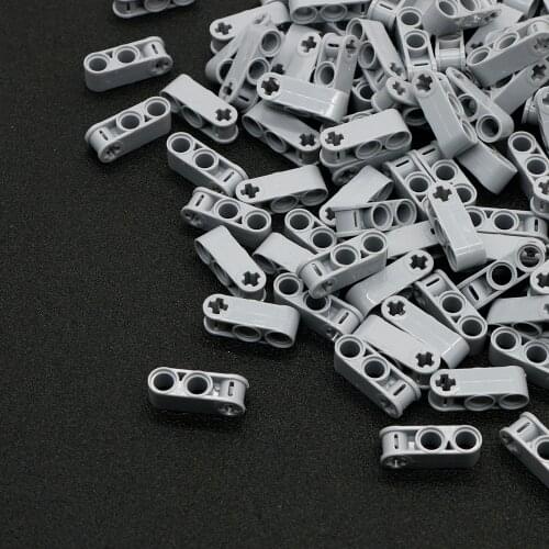 Technic Parts Building Blocks prependicular 3L Axle Pin High Hole Connector Pieces Cross Bricks parts Bulk Toys Technic Adapter