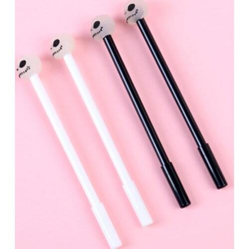 10 Pack Refillable Gel Pen Exquisite Cartoon Gel Pen Sets Gel Pen Black Color 0.5mm Fine Point for Scrapbook Journaling