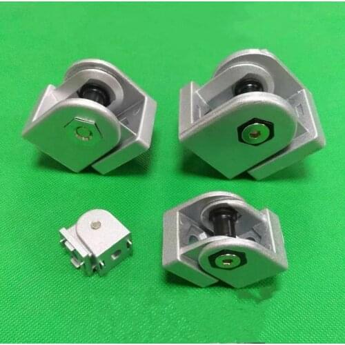 2020 3030 4040 4545 Metal Hinge Zinc Alloy Hinge Door Hinge Connector For Aluminum Extrusion Profile