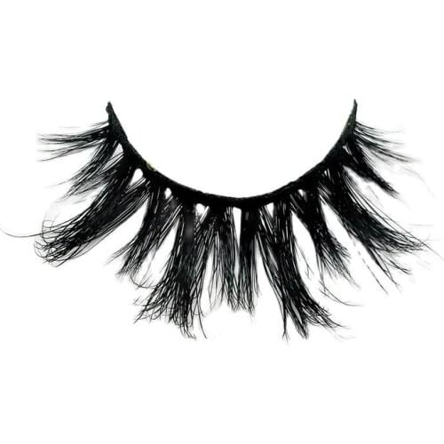 25MM Mink Eyelashes Source Manufacturer Europe And The United States Selling D-cross Thick Handmade