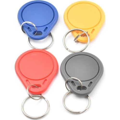 50pcs/Bag RFID Key Fobs 13.56MHz Proximity NFC 213 Keyfob Tag for All NFC Products