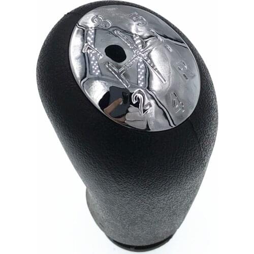 Free Shipping Black Car Gear Head Shift Knob For Renault CLIO MK3 3 III For MEGANE MK2 For SCENIC MK2