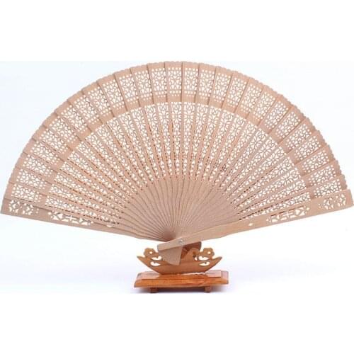 Creative Craft Sandalwood Fans Wedding Favors Gifts Event Giveaways Party Decor Supplies LX2078