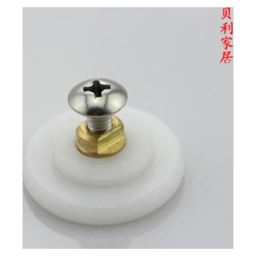 Circular shower pulley Bathroom roller Old-fashioned glass sliding door round the whole bathroom Shower accessories 26mm