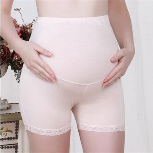 Pregnancy Leggings Adjustable Waist High Elastic Safety shorts for pregnant women Maternity Shapewear Mid-Thigh
