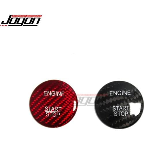 For Mercedes Benz CLA Class C117 CLA200 CLA220 Carbon Fiber Engine Start Stop Button Trim Sticker