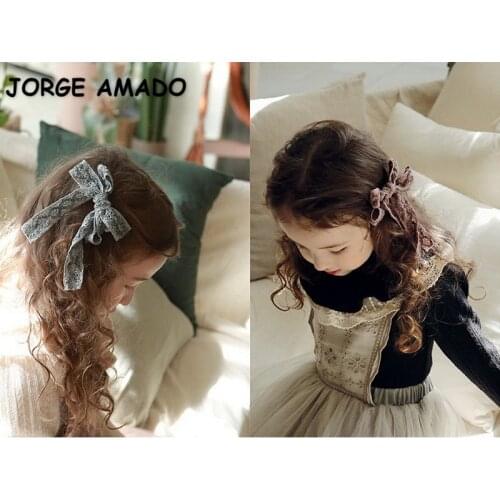 Girls Headbands Lace Flowers Headband Kids Hair Accessories Hair Headwear E20206