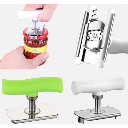 Adjustable Jar Opener Stainless Steel Lids off Jar Opener Bottle Opener Can Opener for can tin Kitchen Gadget tools
