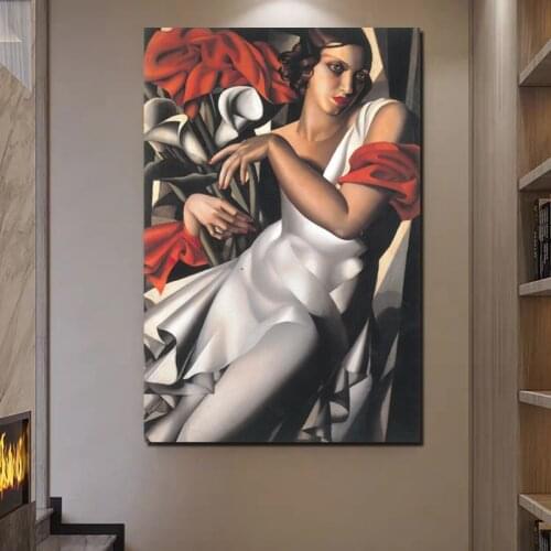 Tamara de Lempicka Nordic Poster Canvas Painting Prints Living Room Home Decoration Modern Wall Art Oil Painting Posters Picture