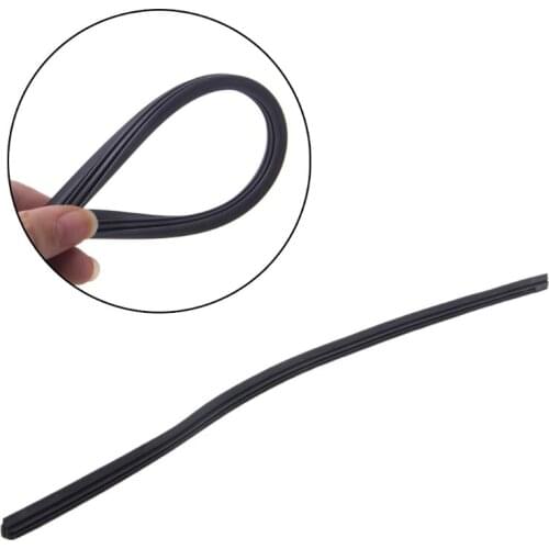 18" 22" 24" 26" Universal Refill Rubber 8mm Frameless Wiper Blade Replace Black Rubber Wholesale Drop Ship