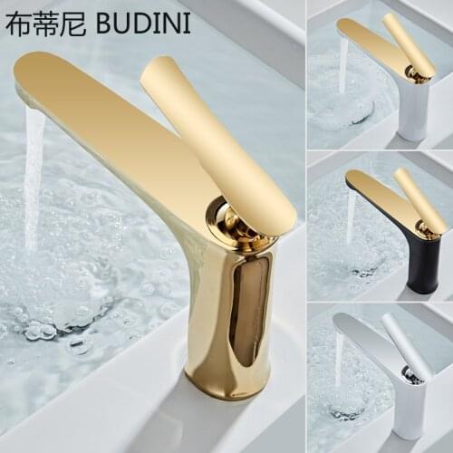 Home Luxury Basins Faucets Hot Cold Mixer Water Tap Bathroom Sink Faucet Brass Faucet Bathroom Accessories