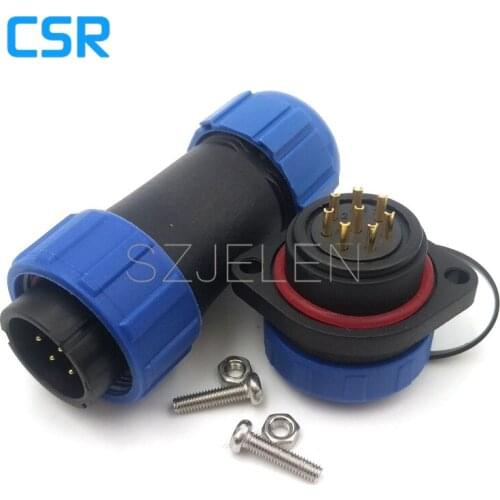SP2110, 8pins led lighting connector, high quality ip68 waterproof connector,Industrial power cable connector 8 pin plug socket