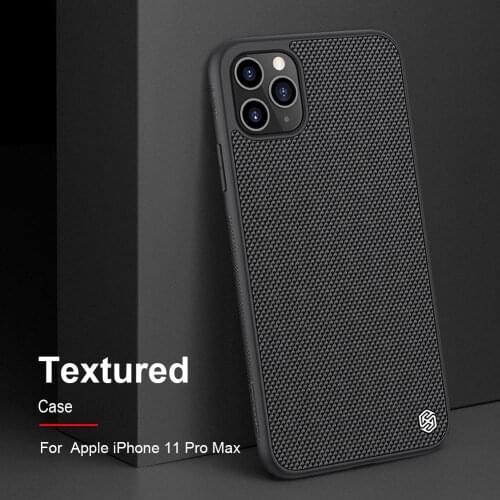 For Apple iPhone 11 Pro Max Textured Nylon Fiber case Explore back cover Non-slip durable business fit Nillkin