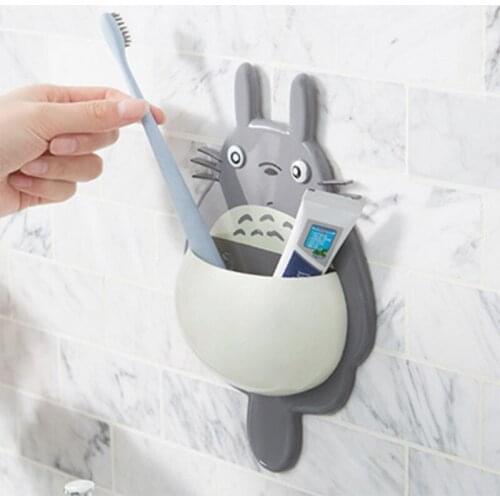 Totoro Bathroom Shelves No-drill Corner Shelf Shower Storage Rack Holder Toilet Organizer Bathroom Accessories