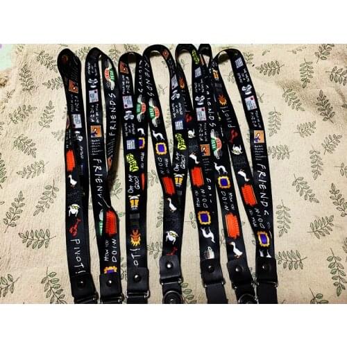 TV Friends multi-function mobile phone key strap rope lanyard neckband mobile phone decoration Halloween Cosplay Gift 1pc