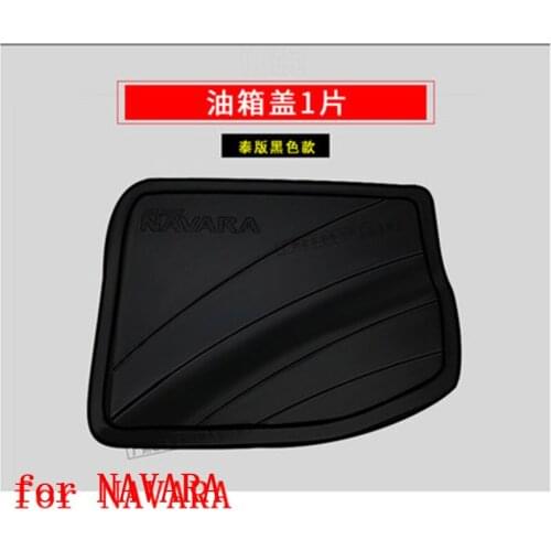 High quality ABS Chrome Fuel Tank Cover Gas Tank Cover for Nissan NAVARA NP-300 2014-2018 Car styling