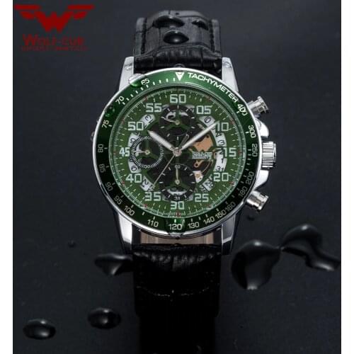 WOLF-CUB Mens Watches stainless steel Luxury Army Quartz Watch Men Date Sport Clock Men Creative Chronograph Relogio Masculino