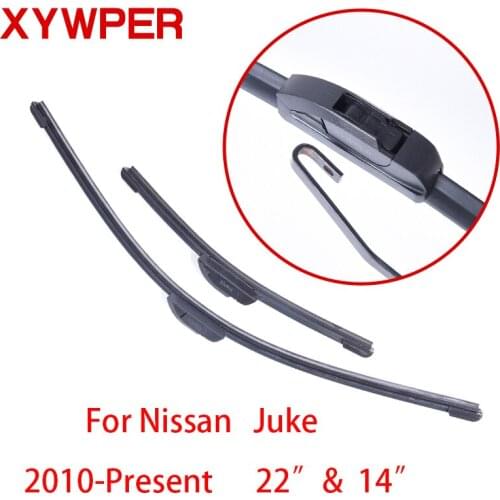 XYWPER Wiper Blades for Nissan Juke 2010 2011 2012 2013-present 22"&14"Car AccessoriesSoft Rubber Car Windshield Wiper blades
