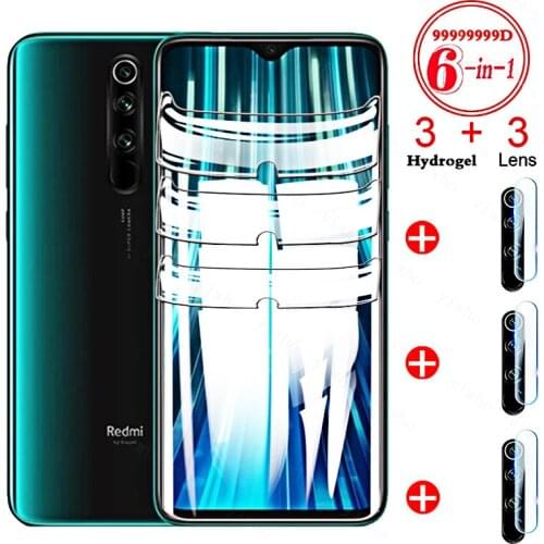Screen Protector for Xiaomi Redmi Note 8 Pro 8T Hydrogel Film for Xiaomi Reami Redme Redmy Note8 Note8Pro 8 T 8 Pro Camera Glass