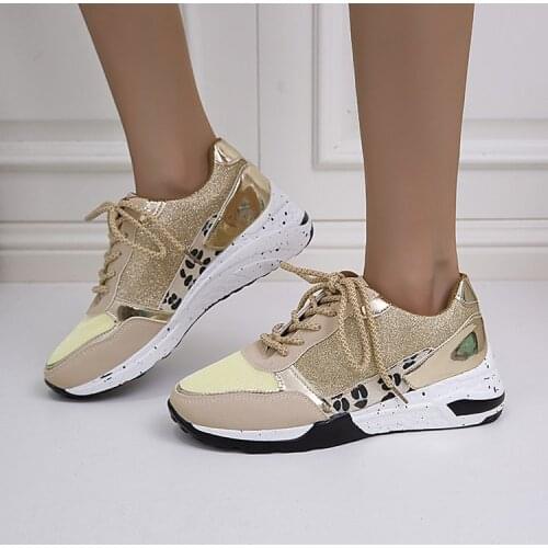 Womens shoes fashion sports shoes breathable running womens shoes outdoor thick soled vulcanized shoes single shoes 35-43