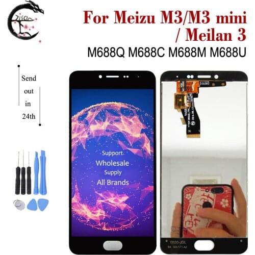 5.0" LCD For Meizu M3 LCD Display Touch Screen Digitizer Assembly M3 mini Display meilan 3 LCD M688Q M688C M688M M688U Display