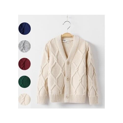 Winter Kids Boys Cardigan Coat Boys Autumn Sweaters Cotton Baby Kid Casual Jacket Sweaters Childrens Clothing