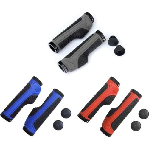 1 Pair Bicycle Handlebar Grip Lock on Anti-slip Cover for Road Bike Riding Shock U2JB