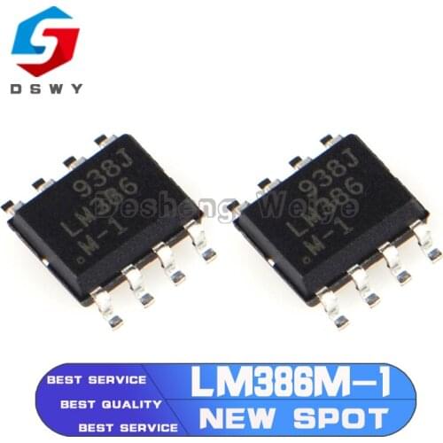 10pcs/Lot LM386M-1 LM386M LM386 SOP-8 New Original In Stock
