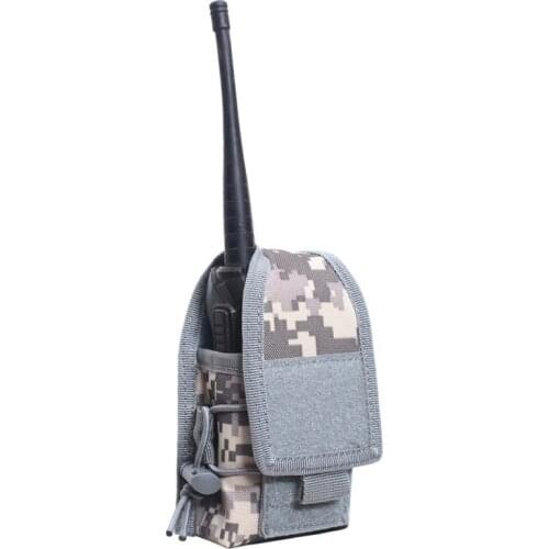 1000D Nylon Pouch Tactical Sports Molle Radio Walkie Talkie Holder Bag Magazine Pouch Pocket