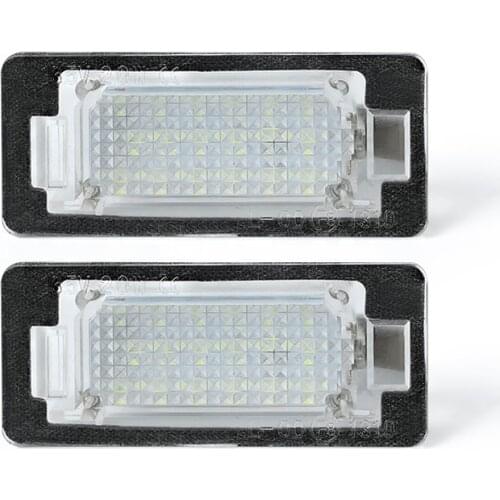 2Pcs LED License Plate Light For BMW 1 Series E82 E88 3 Series E90 E91 E92 E93 5 Series E39 E60 E61 F10 X1 X3 X5 X6 Canbus