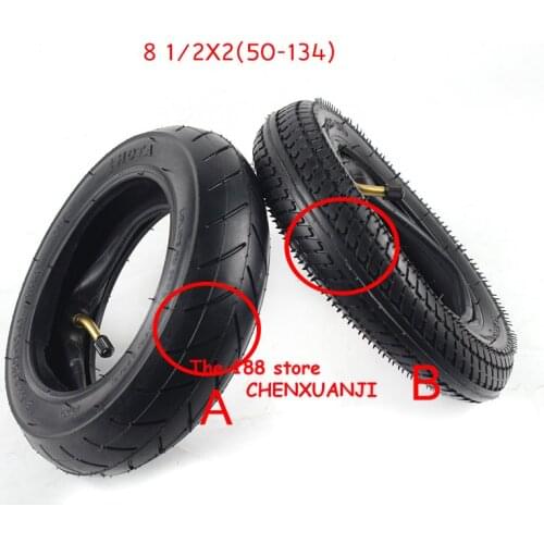 2 types of tire 8 1/2x2(50-134)fit s kid gas/eletric Scooter Pram Stroller inner tube and outer tyre