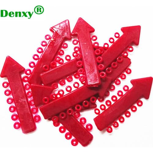 5 Pack New Ligature tie Dental O Ring Orthodontic ligatise Dental Bracket 1000pcs/bag Dental Braces Orthodontic Bracket